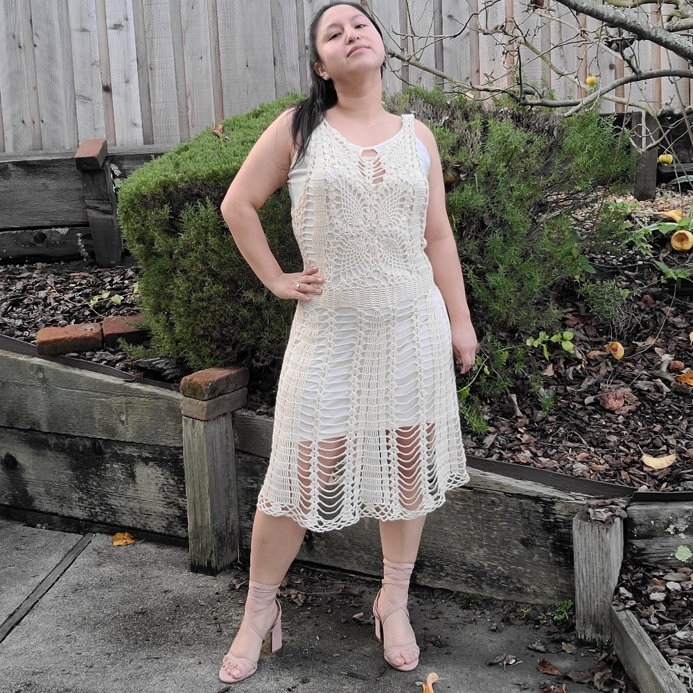 Free People Crochet Dress